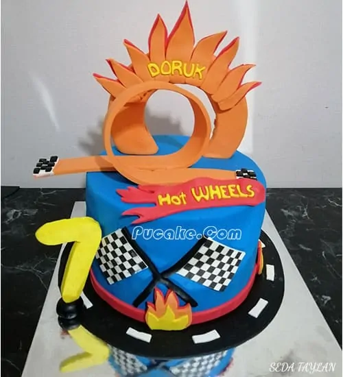 Hot wheels Oyun Pastası